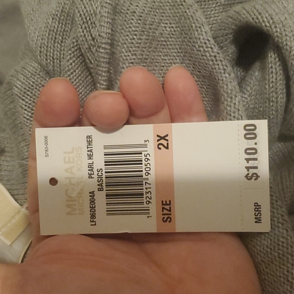 Michael Kors NWT Tunic Sweater Sz 2X PtP 30" Length 36" - Picture 6 of 8